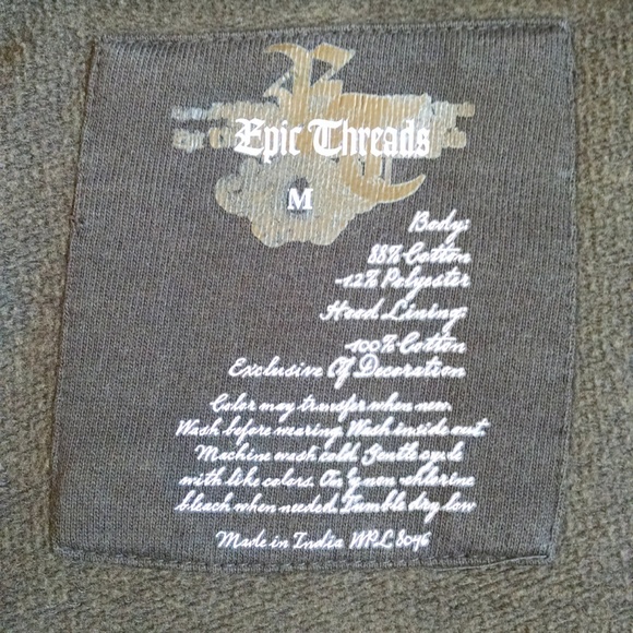 Boy's Epic Threads brown hoodie size M EUC - Picture 6 of 6